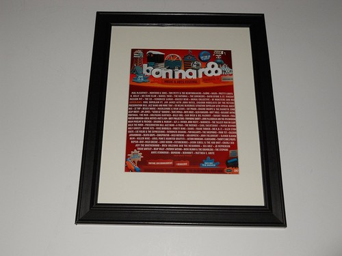 Framed bonnaroo 2013 handbill - framed,